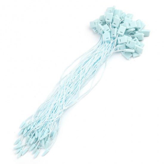 Picture of Polyester Label Cord Rope Skyblue 18.2cm , 200 PCs