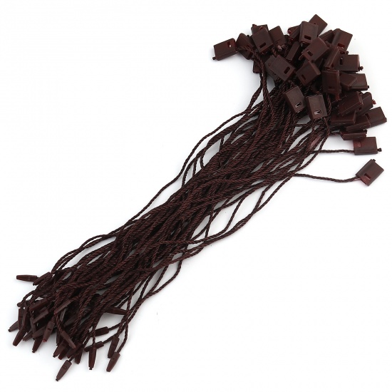 Picture of Polyester Label Cord Rope Coffee 18.2cm , 200 PCs