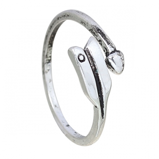 Picture of Adjustable Rings Arrow Antique Silver 16.3mm( 5/8") US 5.75, 1 Piece