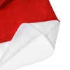 Immagine di Velluto di Cotone Decorazioni della Festa Natale Cappello Coperture della Sedia Bianco & Rosso 70cm x 49cm , 1 Pz