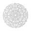Picture of 304 Stainless Steel Filigree Stamping Embellishments Findings, Flower Silver Tone, Hollow Carved 50mm(2") x 50mm(2"), 10 PCs