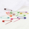 Picture of Iron Based Alloy Knitting Stitch Holders Findings At Random Color 31mm x 7mm, 100 PCs