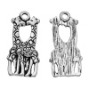 Picture of Zinc Metal Alloy Charms Giraffe Animal Antique Silver 25mm(1") x 12mm( 4/8"), 10 PCs