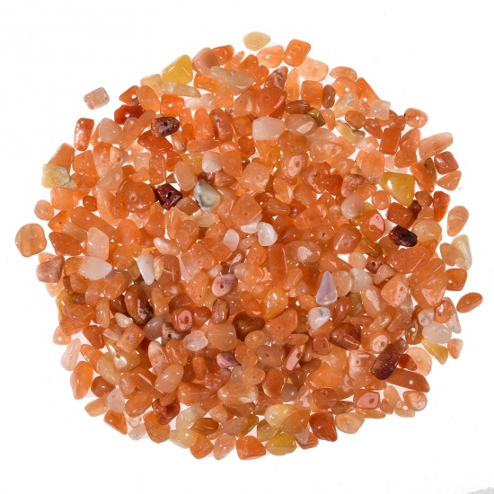 Bild von Aventurinquarz ( Natur ) Perlen Unregelmäßig Orange 5mm-8mm, Loch:ca. 1mm, 1 Box