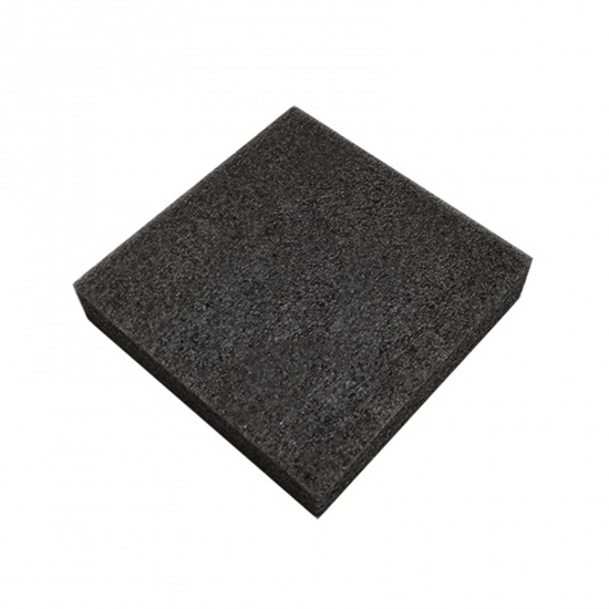 Picture of Pearl Cotton Neddle Felting Wool Felt Tools Craft Accessories Foam Cushion Rectangle Black 25cm x 15cm, 1 Set