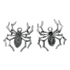Picture of Zinc Based Alloy Halloween Pendants Spider Animal Antique Silver 35mm(1 3/8") x 31mm(1 2/8"), 10 PCs