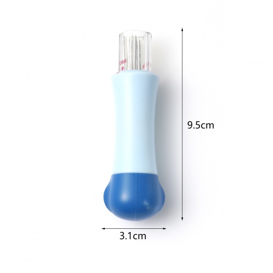 Picture of Plastic Sewing Tools Blue 9.5cm x 3.1cm, 1 Piece