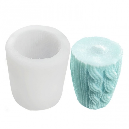 Picture of Silicone Resin Mold For Jewelry Making Ball of yarn White 8.2cm x 6.7cm, 1 Piece