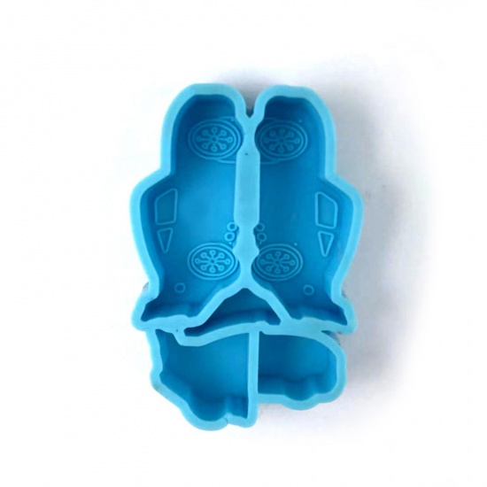 Immagine di Silicone Muffa della Resina per Gioielli Rendendo Macchina Blu 6cm x 4cm, 1 Pz