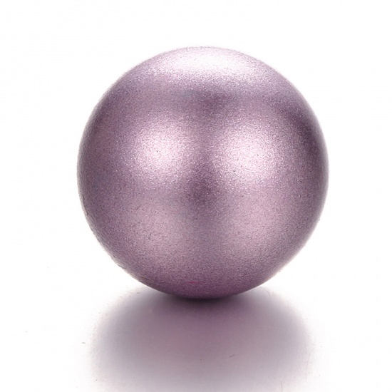 Image de 1 Pièce Perle de l'Harmonie pour Bola de Grossesse en Cuivre Rond Violet 16mm Dia.