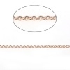 Picture of Copper Link Cable Chain Findings Rose Gold 1.5x1.3mm, 5 M