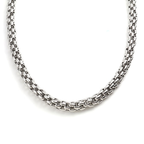 Picture of 201 Stainless Steel Lantern Chain Necklace Silver Tone 55.5cm(21 7/8") - 54.5cm(21 4/8") long, 1 Piece