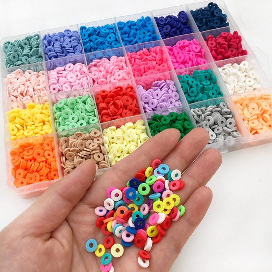 Picture of Polymer Clay Material Accessory Set For DIY Jewelry Accessories Pendants Multicolor 19cm x 13cm, 1 Set