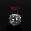 Изображение Прозрачный Стеклянный Шар Бутылки Для ожерелья серьги кольца Лампа 10мм диа 20 ШТ