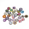 Immagine di Vetro Cupola Dome Seals Cabochon Tondo Flatback A Random Yoga Disegno Trasparente 12mm Dia, 10 Pz