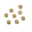 Picture of Brass Spacer Beads Cube Brass Color About 3mm x 3mm, Hole: Approx 1.5mm, 500 PCs