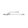 Picture of Iron Based Alloy Lobster Clasp Extender Chain For Jewelry Necklace Bracelet Silver Plated 90mm(3 4/8") long, 21mm x7mm( 7/8" x 2/8"), 5 PCs