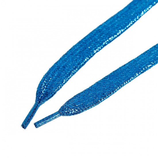 Image de Lacet Athlétique Sport en PET Bleu Lac 108cm, 2 Pièces