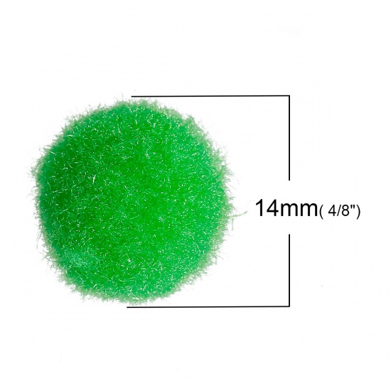 ポリプロピレン繊維 アロマディフューザー ボール 緑 14-20mmハーモニーボールに適応 14mm直径 20 個 の画像