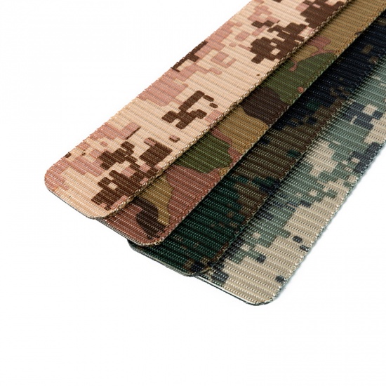 Bild von Grün - Camouflage Nylon Canvas durable Strap Webbing für Gürtel DIY Kleidung Zubehör 140cm, 1 Stück