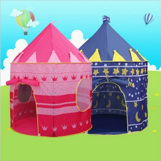 Immagine di Blue - Children Kids Games Play Tent House Funny Zone 105x135cm, 1 Piece