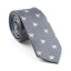 Immagine di Gray - Polyester Jacquard Men's Necktie Suit Accessories Dog Pattern 145x6cm, 1 Piece