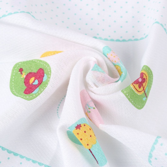 Picture of Mixed Color - Cartoon Children's Baby Saliva Towel Absorbent Handkerchief Square 35x35cm, 12 PCs