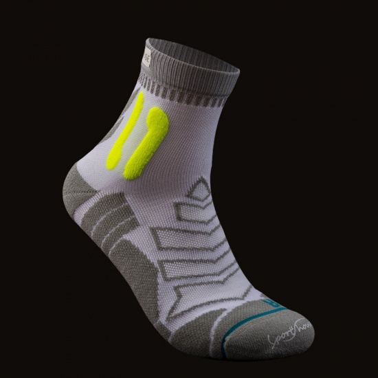Picture of White - Multifunction Non-slip Breathable Man's Sport Socks Geometric Size M（39-43）, 1 Pair