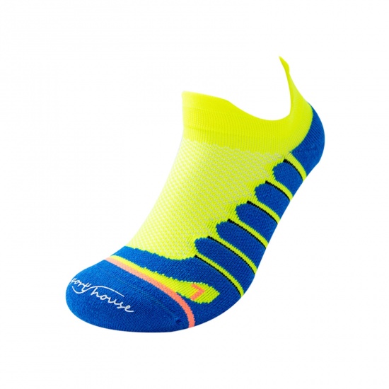 Picture of Royal Blue - Multifunction Non-slip Breathable Women's Sport Ankle Socks Stripe Size S（35-39）, 1 Pair