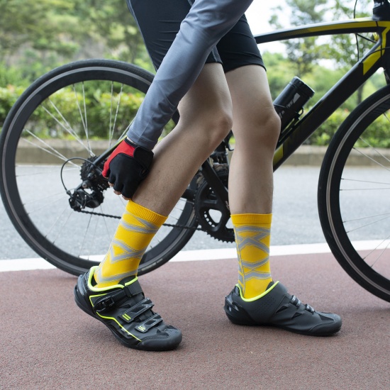 Picture of Mixed Color - Multifunction Non-slip Breathable Man's Sport Socks Streak Size M（39-43）, 3 Pairs