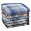 Picture of Mixed - Cotton Retro Classic Plaid Men's Handkerchief For Suit Pocket Square 43x43cm, 6 PCs