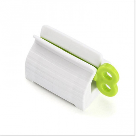 Immagine di Green - Toothpaste Dispenser Tube Squeezer Plastic Squeezing Tools Cosmetic Paint Facial Cleanser Squeezer Tube Wringer Green 1pcs