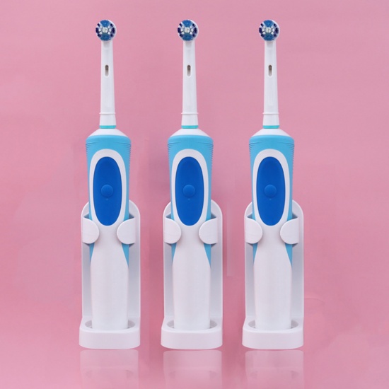 Image de Blanc - Porte-brosse à dents électrique universel Support Rack Organisateur de stockage Salle de bain