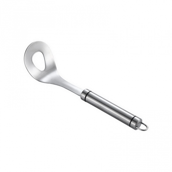 Immagine di Silver Tone - Stainless Steel Meat Baller Meatball Scoop Kitchen Utensil 24cm x 6cm