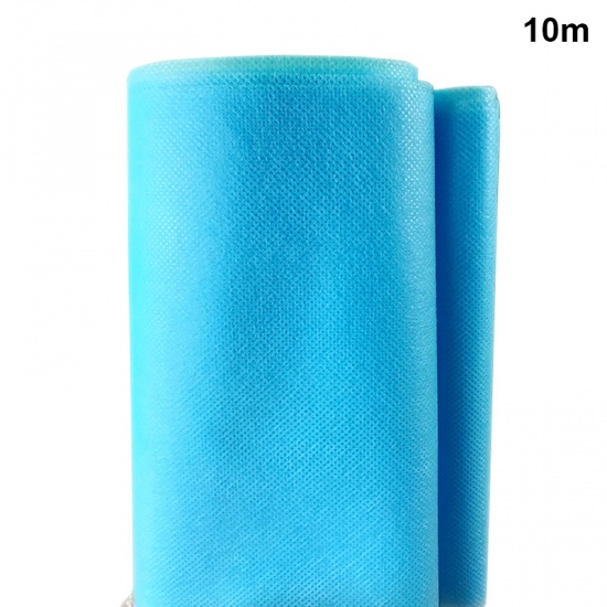 Image de Bleu - 10M Tissu Meltblown Jetable Masque Filtre Masque Tissu pour DIY Masque des Fournitures pour Faire des Masques Largeur 17.7 cm