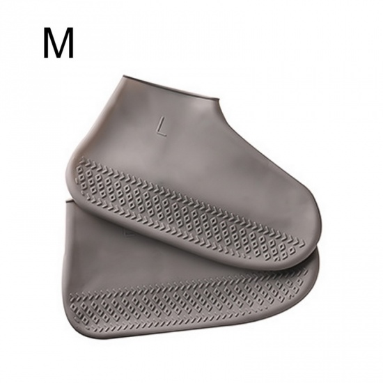 Image de M Chaussures imperméables portables Couvre-bottes Bottes de pluie en silicone