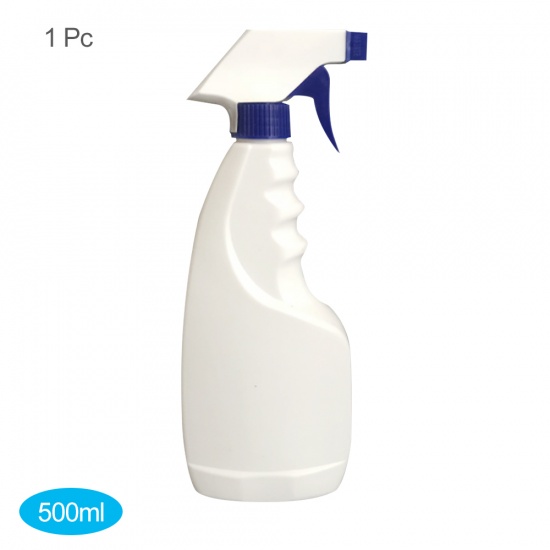 Immagine di White & Dark Blue - 1 PC 500ml Spray Bottles Empty Household Outdoor Refillable Container Water Bottle