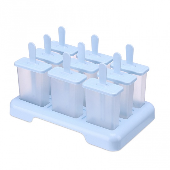 Immagine di Blue - Ice Cream Mold Easy-release Frozen Ice Lolly Maker（9 Pcs/Set）