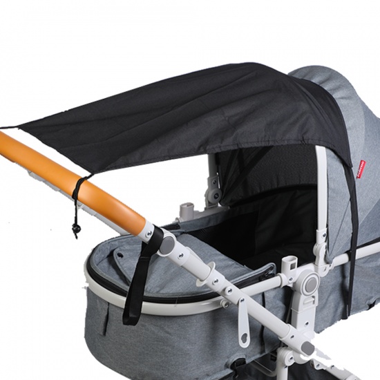 Picture of Black - Baby Stroller Waterproof Sunshade Protection Shade Bag