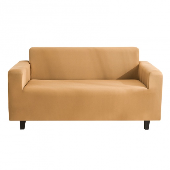 Bild von Elastisch Sofabezug Hellbraun 230cm - 190cm, 1 Strang