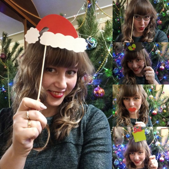 Immagine di Paper Christmas New Year Photo Props Decorations Multicolor 1 Set ( 10 PCs/Set)
