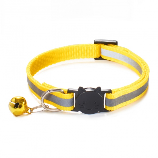 Bild von PP Pet Collar Halsring Halskette Gelbe Glocke 1 Stück