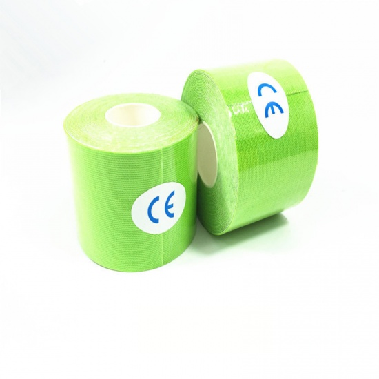 Immagine di Light Green - 5cm Kinesiology Breathable Sport Tape Recovery Strapping Fitness Muscle Protector 5M, 1 Piece