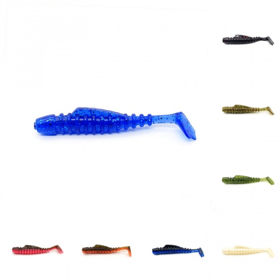 Picture of Green - 8cm/4.5g 5 PCs Simulation Bionic Fishing Bait General Outdoor Fishing Products In All Waters, 1 Packet