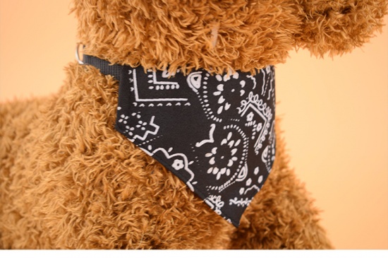 Picture of Pink - S Triangular Soft Dog Saliva Towel Collar Adjustable 40x1cm, 1 Piece