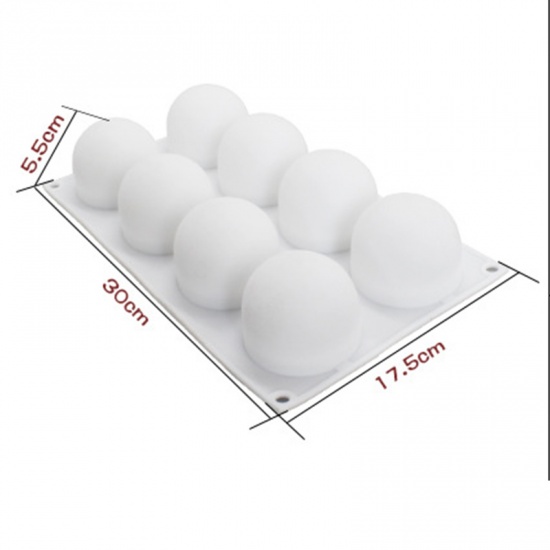 Изображение White - Food Grade Silicone Baking Mold DIY Cake Accessories 29.5x17.5x5.5cm, 1 Piece