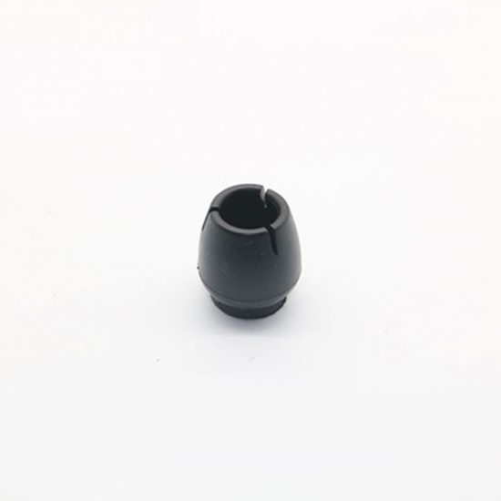 Immagine di Black - 14# PVC & Felt Mute Non-slip Wear-resistant Table Chair Foot Cover Cushion Protection Furniture, 4 PCs