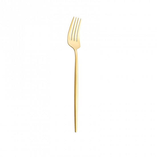 Picture of Golden - 410 Stainless Steel Fork Tableware Gift 21.5x2.7cm, 1 Piece