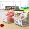 Picture of Transparent - PP Drawer Type Food Fruit Refrigerator Storage Box Kitchen Supplies 18x32x12cm, 1 Piece