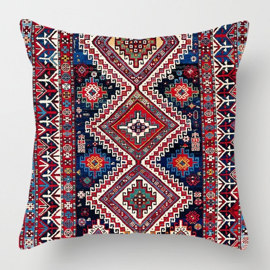 Immagine di Multicolor - 29# Flax Persian Turkish Style Printed Pillowcase Home Textile 45x45cm, 1 Piece